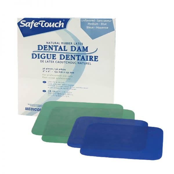 Rubber Dental Dam Green | 1 Case