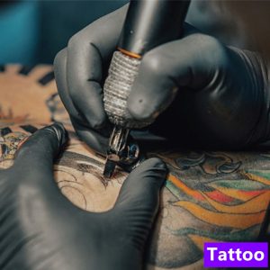 Black Nitrile Tattoo PF Gloves 5g | 1 Case
